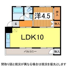 山形駅 バス6分  山交バス　末広町下車：停歩3分 4階の物件間取画像